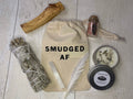 Mini Portable Smudge Kit - Smudging - Energy cleansing - Spiritual Cleansing - Positive Energy - White Sage  - Soy candle - Crystal healing