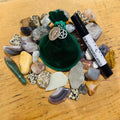 MONEY MOJO BAG | charm spell bag | attract wealth  | abundance talisman (includes spray)