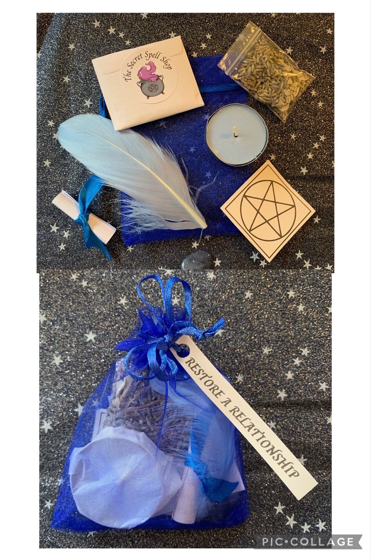 RESTORE RELATIONSHIP mini spell bag • real spell • witchcraft • pagan • gift • spell magick  • magic • well-being