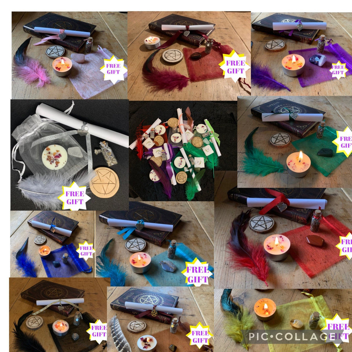 Choose a spell, spell kit, spells for beginners, real witches spell, PREMIUM, witchcraft, magick, witch, magic spells, spell jar, potion