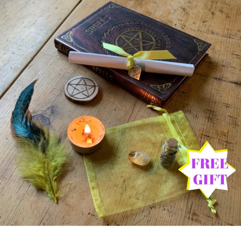 POSITIVE ENERGY SPELL • positivity spell kit • positive energy gift • good vibes gift • real spell • witchcraft • magic positive vibes