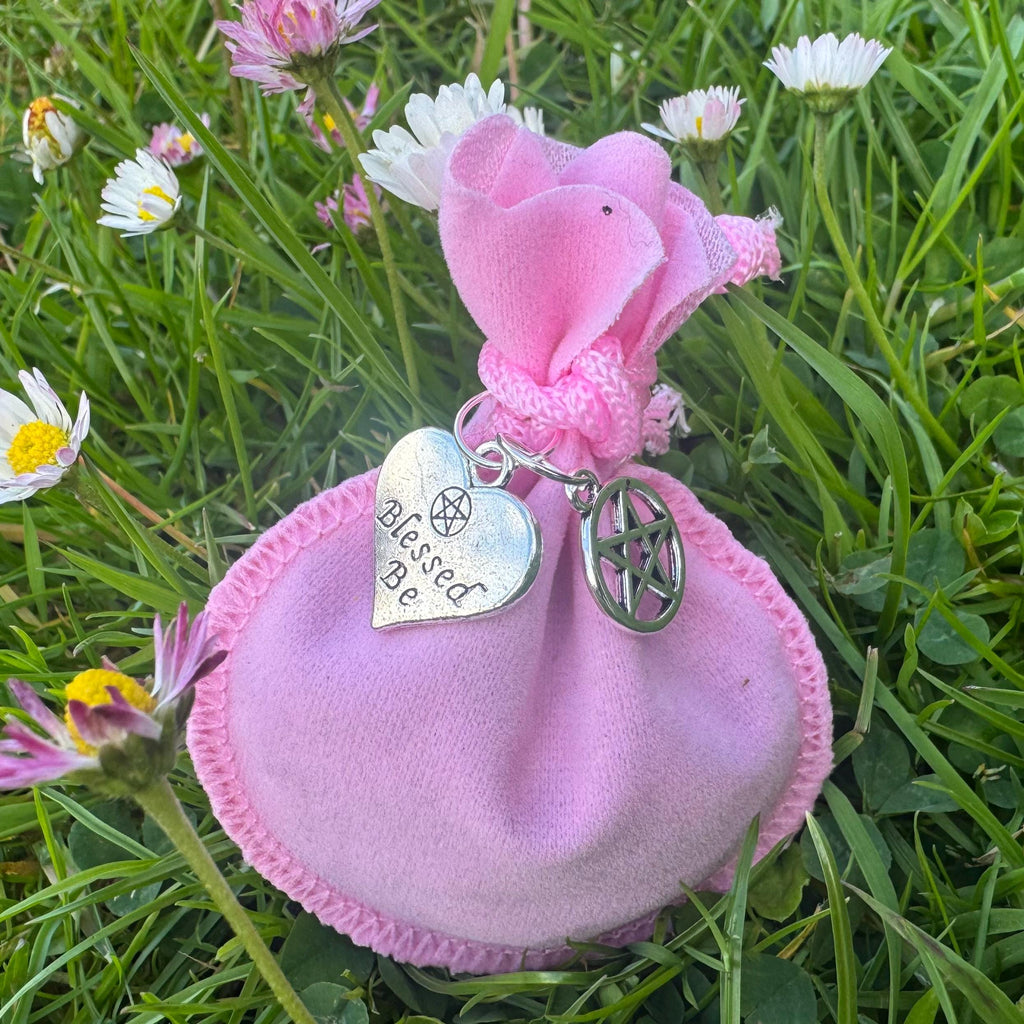 Anxiety Mojo Bag | Stress Relief Talisman, Ritual Charm Pouch (Includes Spray)