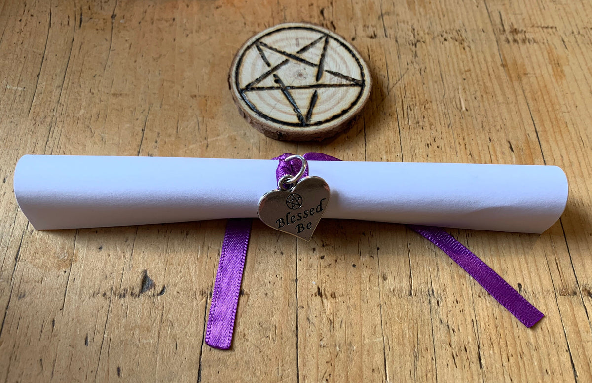 EASE ANXIETY SPELL kit • anti-anxiety spell • deluxe gift set • witchcraft • soy wax candle • relaxing bath salts • angel wing necklace