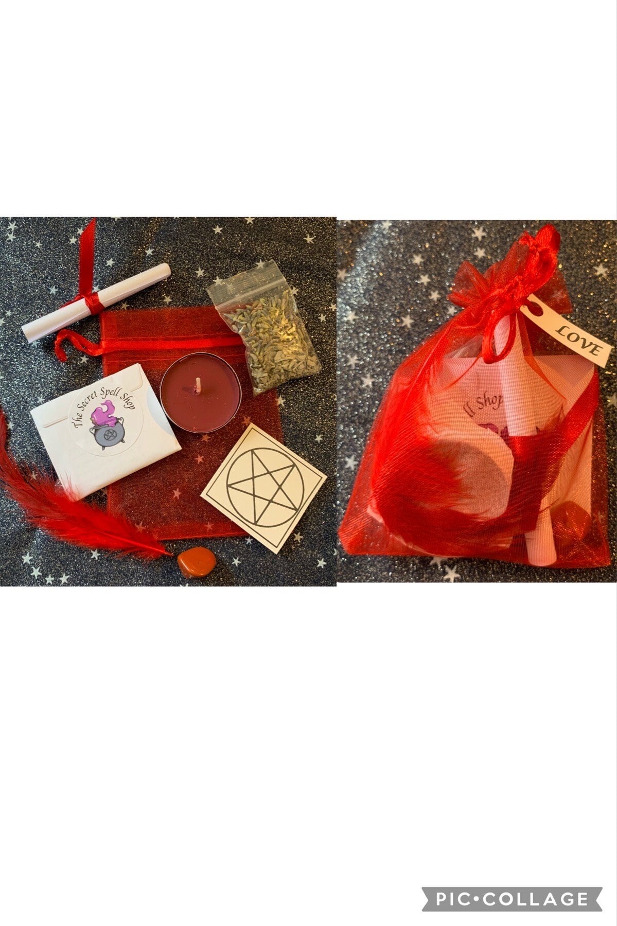 LOVE spell bag • real spell • witchcraft • pagan • gift • spell magick  • magic • passion • relationship • mini love spell bag - love spell