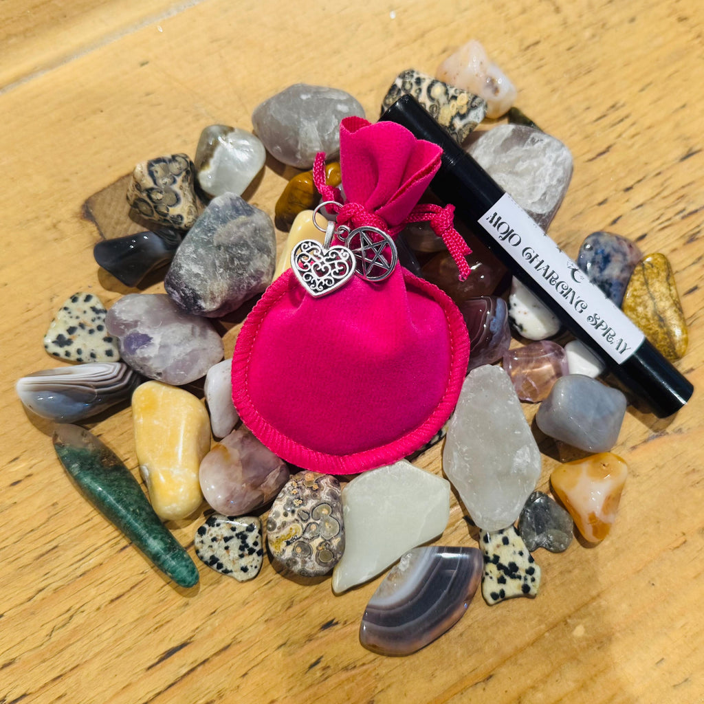 LOVE MOJO Bag | ritual charm spell pouch for love and relationships