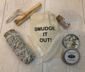 Mini Portable Smudge Kit - Smudging - Energy cleansing - Spiritual Cleansing - Positive Energy - White Sage  - Soy candle - Crystal healing