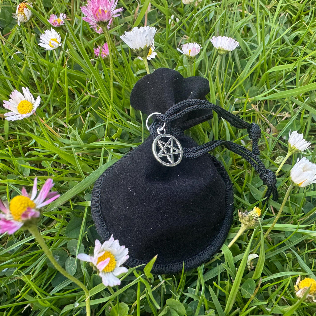Protection Mojo Bag | Ritual Talisman, Spell Charm, Crystal Herbs (Charging Spray Included)